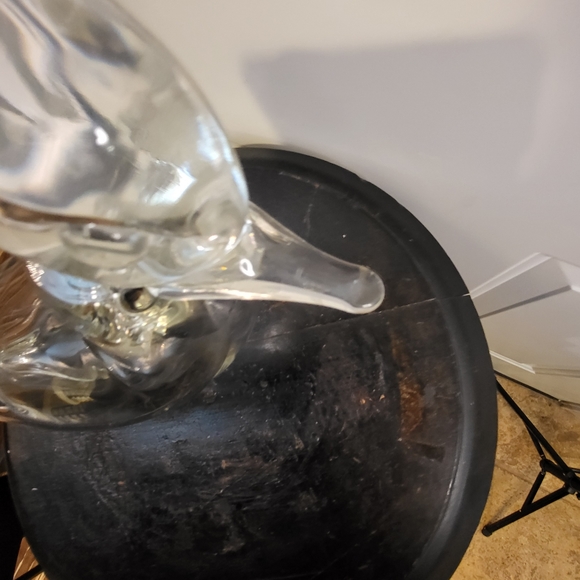 Murano V. Nason Hand Blown Glass Heavy Duck Decanter Signed - Picture 12 of 16